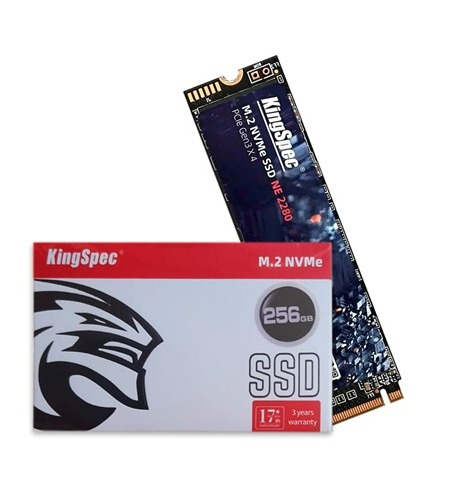  DISCO ESTADO SOLIDO SSD KingSpec NE-256, 256GB, M.2 2280, NVMe PCIe 3.0 x4