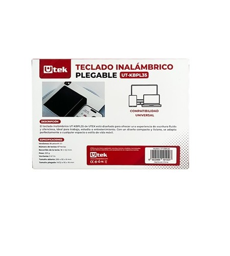 Teclado inalámbrico plegable universal / mod. UT-KBPL35
