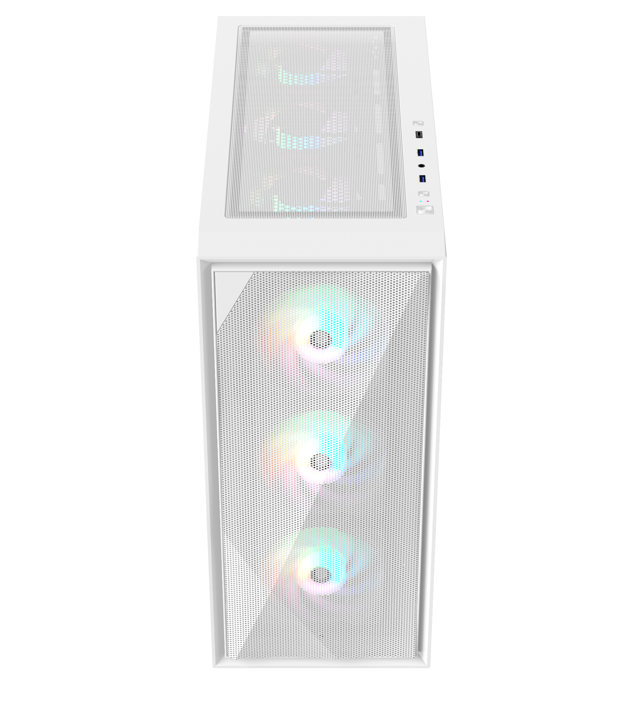 GABINETE GAMER CENTAURUS IXION ATX INCLUYE 4 VENTILADORES 3X140MM 1X120MM ARGB 