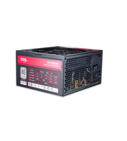 FUENTE PODER CLIO GS-650W CERTFICADO 80 PLUS WHITE