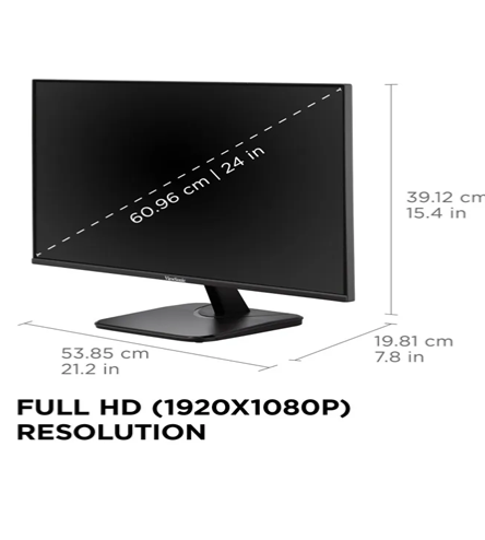 MONITOR VIEWSONIC 24 VA2456A-MHD 120HZ1MS MPRT FULL-HD 1920X1080