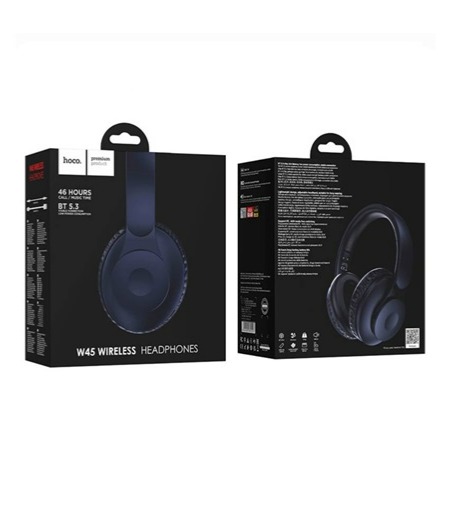 AUDIFONO HOCO W45 BT 5.3 NEGRO