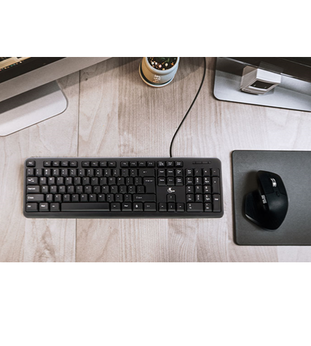 TECLADO BASICO USB  ESPAÑOL COLOR NEGRO XTECH  XTK-092S