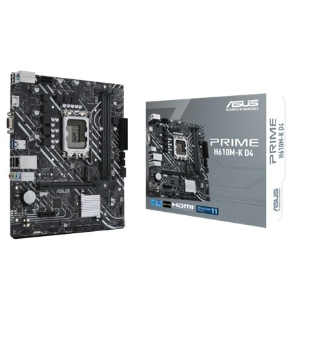 PLACA MADRE ASUS PRIME H610-M-K-D4 
