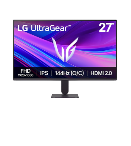 MONITOR GAMER LG 27G411A-B 144HZ 1MS COMPATIBLE AMD FREESYNG NVIDIA G-SYNC