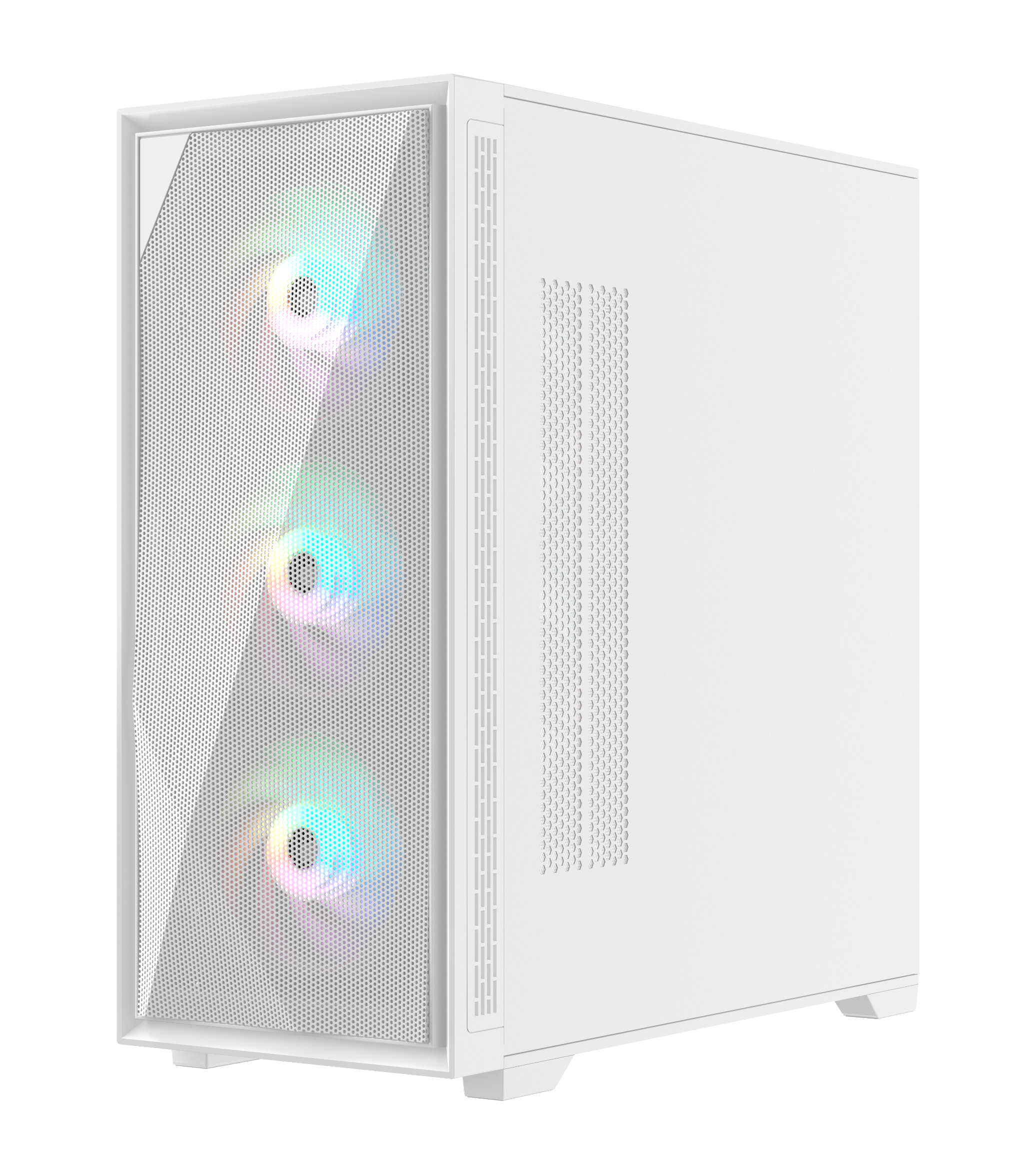GABINETE GAMER CENTAURUS IXION ATX INCLUYE 4 VENTILADORES 3X140MM 1X120MM ARGB 