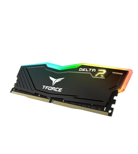 MEMORIA RAM PC TEAMGROUP T-FORCE DELTA RGB 8GB 3600MHZ DDR4 TF3D48G3600HC18JBK