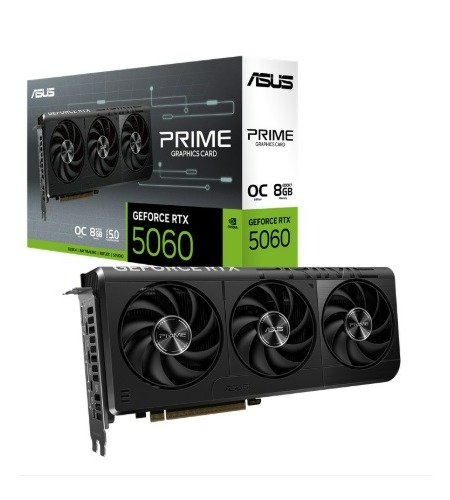 TARJETA DE VIDEO ASUS PRIME RTX 5060 8GB OC Edition 8GB GDDR7 (128 bits) PCI-E 5.0 PRIME-RTX5060-08G