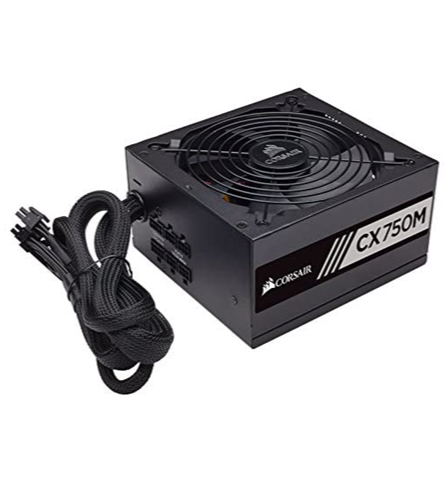 FUENTE DE PODER 750W CORSAIR 80 PLUS BRONCE CX750M SEMI-MODULAR