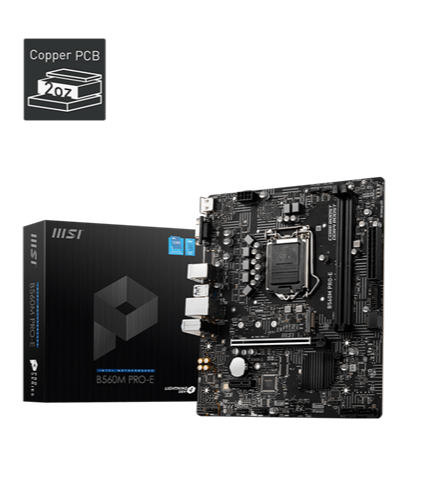 PLACA MADRE MSI B560M PRO-E LGA 1200 MATX