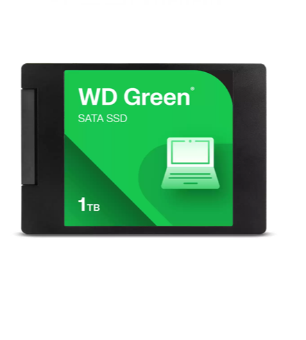 UNIDAD DE ESTADO SOLIDO SSDWESTERN DIGITAL GREEN 1TB 2.5 SATA WDS100T5G0A