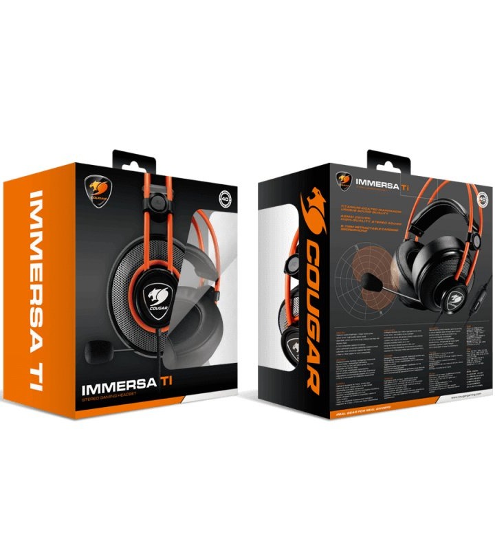 AUDIFONO GAMER COUGAR IMMERSA PRO Ti, 7.1 SURROUND WIRED CABLE 2M