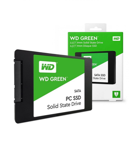 UNIDAD DE ESTADO SOLIDO SSDWESTERN DIGITAL GREEN 1TB 2.5 SATA WDS100T5G0A