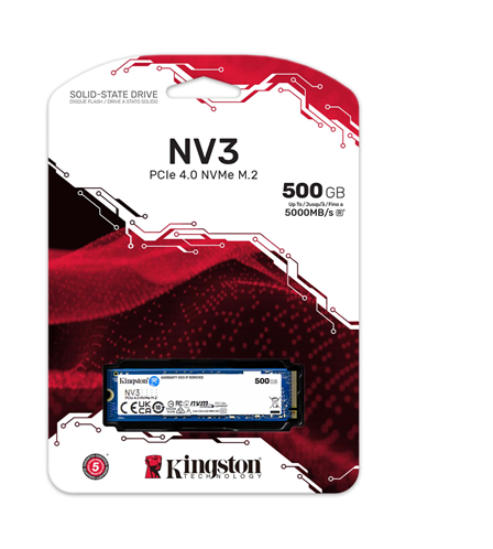 UNIDAD ESTADO SOLIDO SSD KINGSTON NV3 500GB PCIexp 4.0 nvme m.2 SNV3S/500G