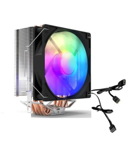 DISIPADOR PARA PROCESADOR - CENTAURUS 120MM ARGB 3 PINES LC400 CONEXION BASE DE COBRE 