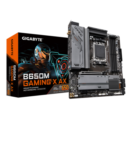 PLACA MADRE GIGABYTE AMD B650M GAMING AX PARA PROCESADORES SERIE 7000 LGA AM5 DDR5