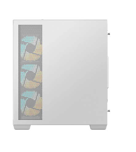 GABINETE GAMER GYGABYTE C500 PANORAMIC STEALTH ICE INCLUYE 4 FANS ARGB 120MM