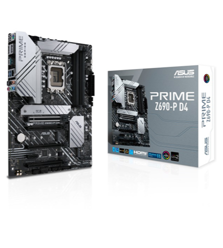PLACA MADRE ASUS PRIME Z690-P D4 LGA 1700 12THE- 13THE - 14THE GEN
