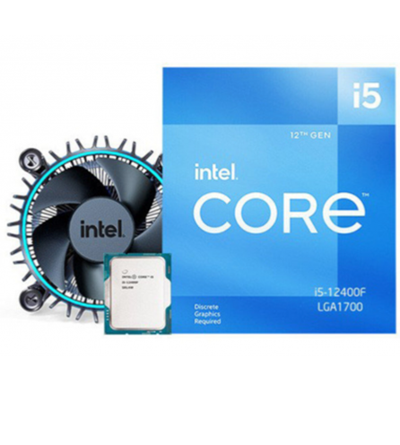 PROCESADOR INTEL CORE I5 12400F 2.5GHZ TURBO 4.40GHZ LGA 1700 BX8071512400F