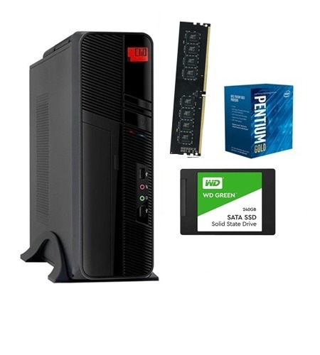 COMPUTADOR INTEL PENTIUM GOLD 4.0GHZ G6400 8GB RAMDDR4 DECIMA GENERACION