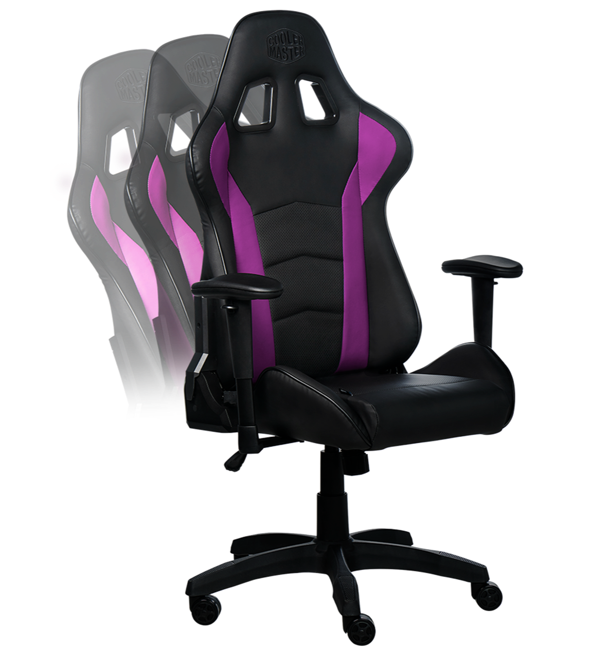 SILLA GAMER COOLER MASTER CALIBER R1 GAMING PURPLE MAX 150KG CMI-GCR1-2018