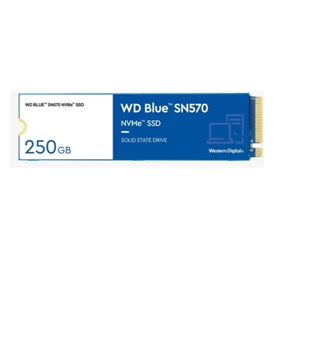 UNIDAD DE ESTADO SOLIDO SSD WESTSERN DIGITAL BLUE 250GB NVME SN570 WDS250G3B0C