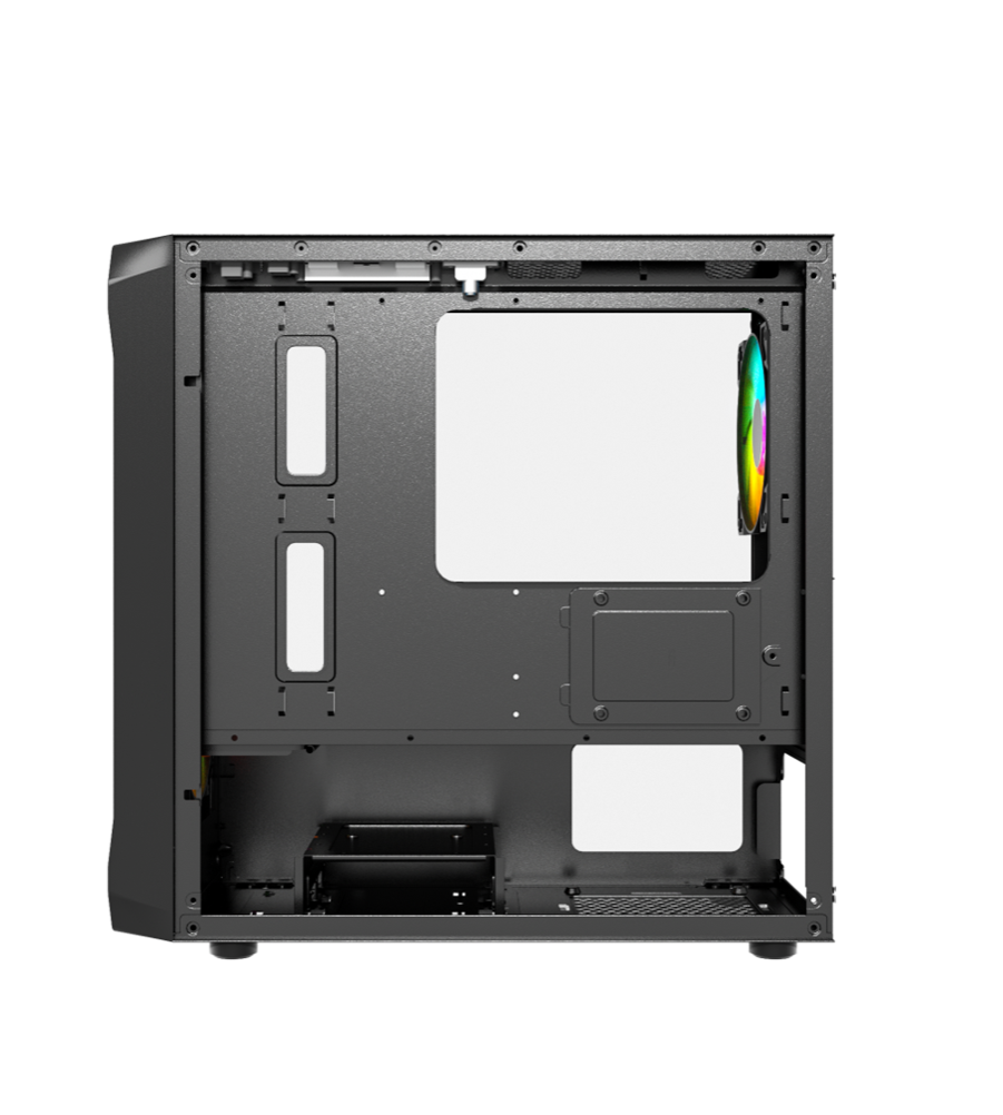 GABINETE GAMER CENTAURUS SHAI MATX VENTANA VIDRIO INCLUYE 3 VENTILADORES 120MM RGB