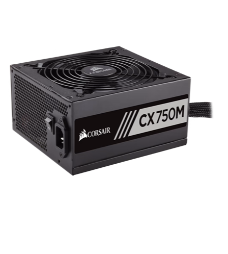 FUENTE DE PODER 750W CORSAIR 80 PLUS BRONCE CX750M SEMI-MODULAR