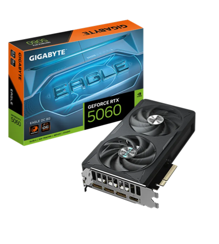 TARJETA DE VIDEO GIGABYTE RTX 5060 8GB  EAGLE OC 8G GV-N5060EAGLE OC-8GD