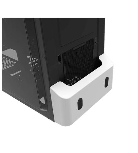 GABINETE GAMER GAMEMAX ELYSIUM WHITE G503X INLCUYE 4 FANS 2X120mm FRGB 2X120mm AZUL