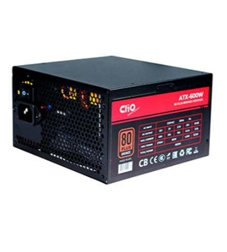 FUENTE PODER CLIO CATX-600 600W 80+PLUS EFICIENCIA DEL 87% PCIexp 5.1