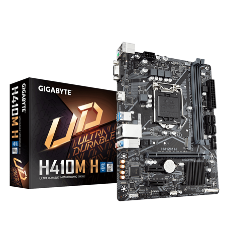 PLACA MADRE GIGABYTE H410M H DECIMA GENERACION s1200 MATX H410M-H