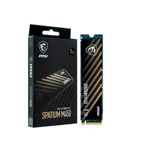 Unidad de estado Solido SSD MSI Spatium M450 1 TB (SPATIUM M450 PCIe 4.0 NVMe M.2)