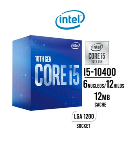 PROCESADOR INTEL Core i5-10400 2.9GHZ LGA 1200 [BX8070110400]