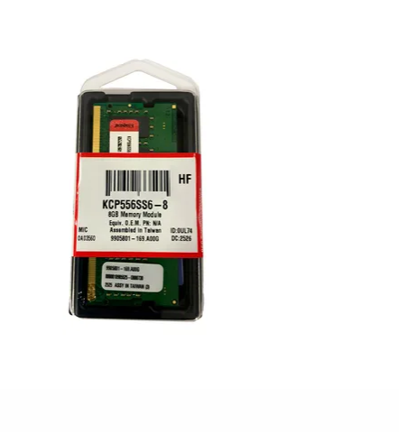 MEMORIA RAM PARA NOTEBOOK KINGSTON DDR5 8GB 5600MHZ KCP556SS6-8