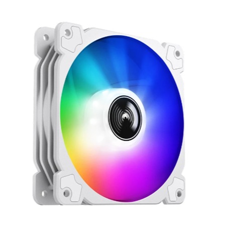 VENTILADOR PC 120MM BLANCO CENTAURUS FRGB SFS 16 CONEXION MOLEX