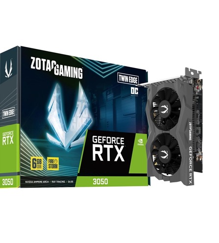 TARJETA DE VIDEO ZOTAC RTX-3050 6GB GAMING OC ZT-A30510H-10L 