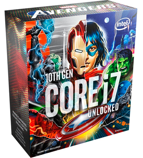 PROCESADOR INTEL CORE I7 10700KA 3.8GHZ 16MB AVENGERS BX8070110700KA