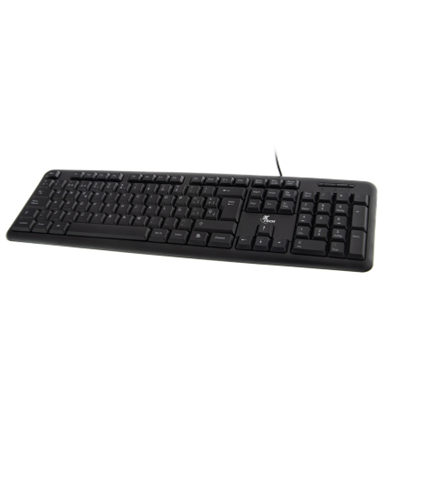 TECLADO BASICO USB  ESPAÑOL COLOR NEGRO XTECH  XTK-092S