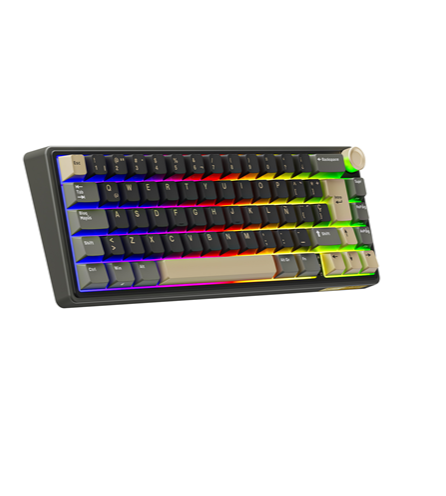 TECLADO GAMER MOUSE ROYAL KLUDGE R65 BROWN SWITCH BROWN