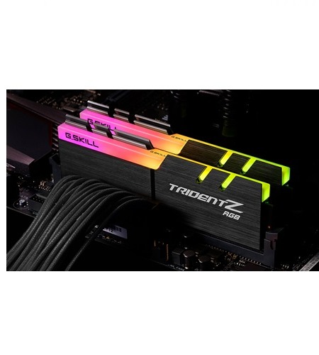 MEMORIA RAM G.SKILL DDR4 16GB RGB (2x8) 3200MHZ F4-3200C16D-16GTZR