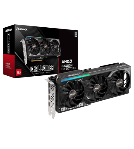 TARJETA DE VIDEO RADEON ASROCK RX9070XT 16GB CHALLENGER OC 90-GA61ZZ-00UANZ