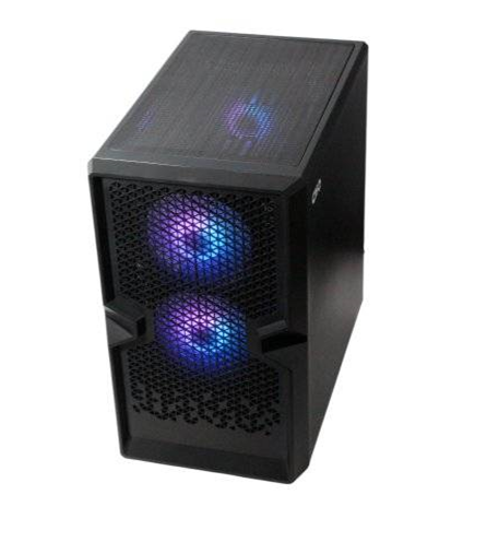 GABINETE GAMER CLIO M4 MATX INCLUYE 3 FANS ARGB 120MM