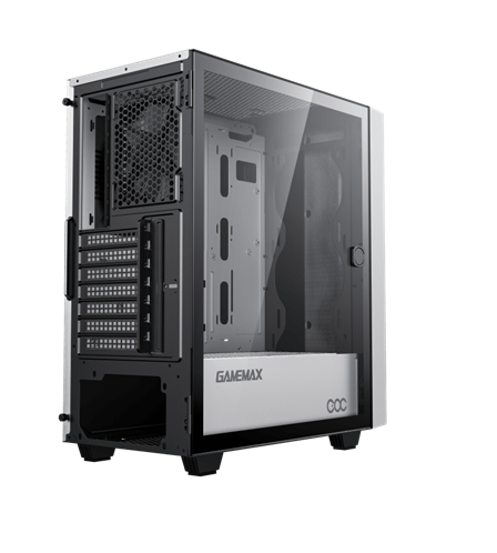GABINETE GAMER GAMEMAX BRUFEN C3 WHITE/BLUE ATX 
