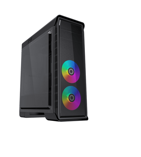 GABINETE GAMER GAMEMAX ELYSIUM BLACK G503X INCLUYE 4 FAN 2X120MM FRGB 2X120MM AZUL