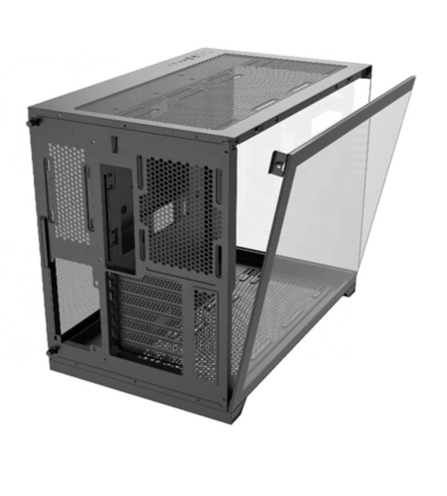 GABINETE CLIO GAMING MADO ATX INCLUYE 4 VENTILADORES ARGB 120MM