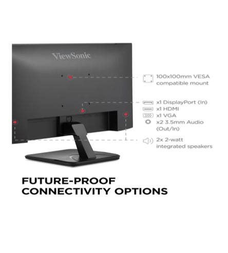 MONITOR VIEWSONIC 24 VA2456A-MHD 120HZ1MS MPRT FULL-HD 1920X1080